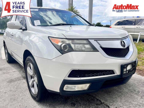 2012 Acura MDX for sale at Auto Max in Hollywood FL