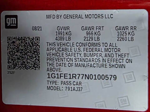 2022 Chevrolet Camaro