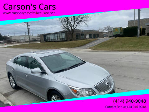 2012 Buick LaCrosse for sale at Carson's Cars in Milwaukee WI