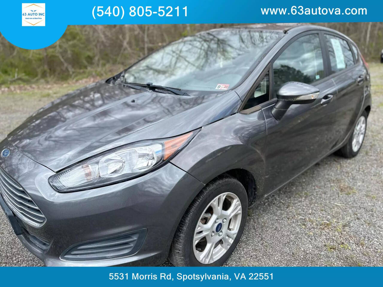 2016 Ford Fiesta for sale at 63 Auto Inc in Spotsylvania, VA