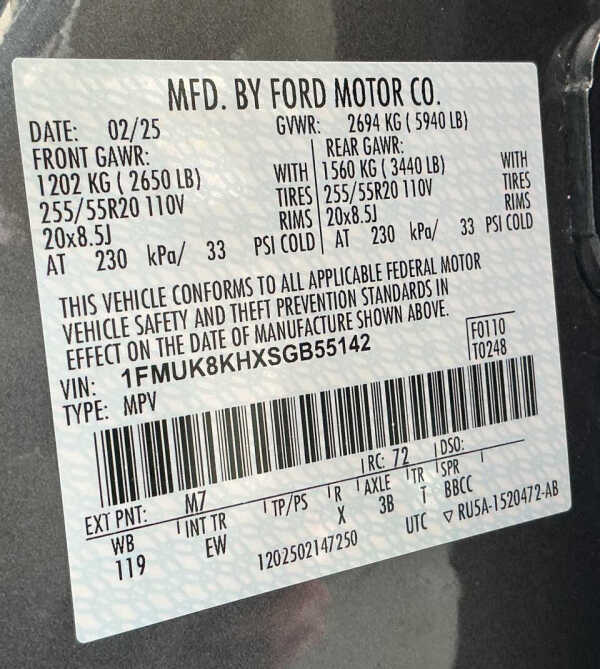 2025 Ford Explorer ST-Line