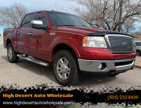 2008 Ford F-150 for sale at High Desert Auto Wholesale in Albuquerque NM