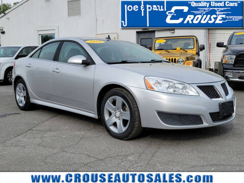 2010 Pontiac G6 for sale at Joe and Paul Crouse Inc. in Columbia PA