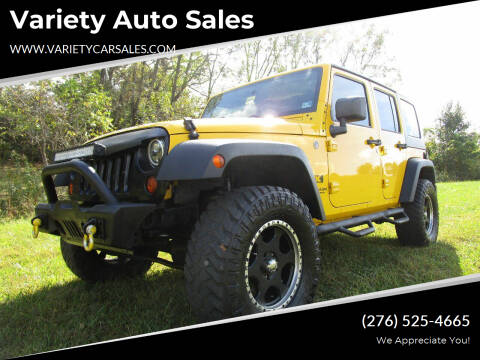 2008 Jeep Wrangler Unlimited for sale at Variety Auto Sales in Abingdon VA
