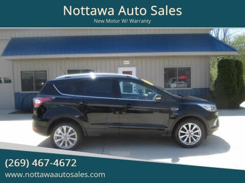 2017 Ford Escape for sale at Nottawa Auto Sales in Nottawa MI