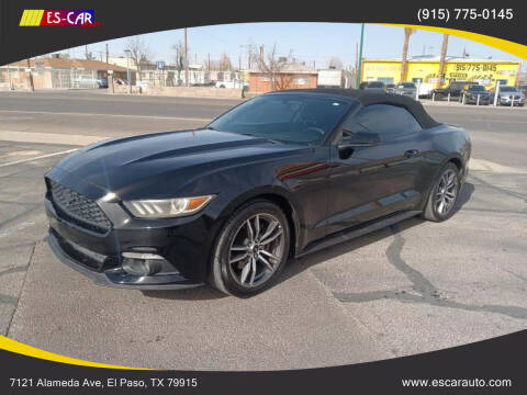 2017 Ford Mustang for sale at Escar Auto in El Paso TX