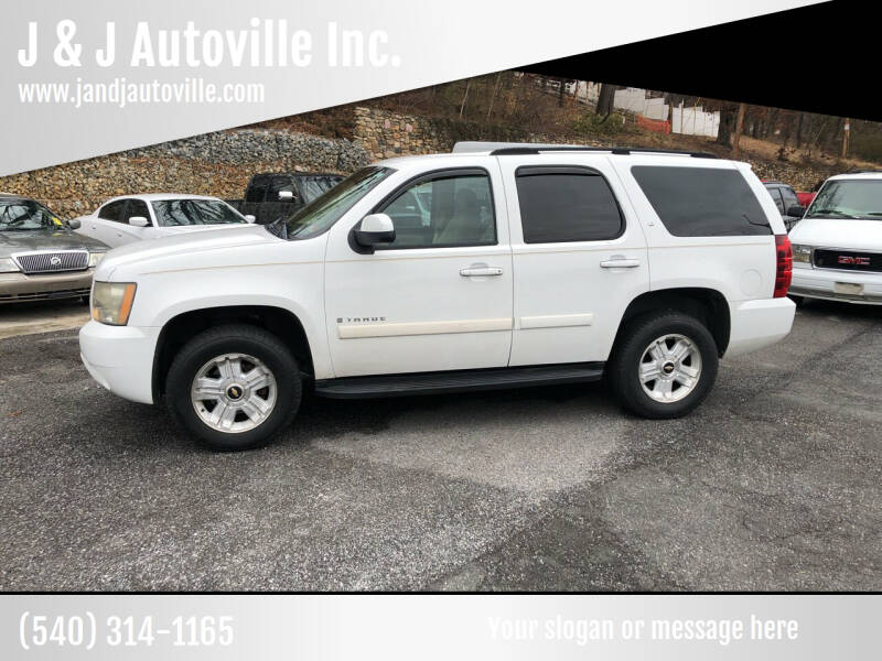 2007 Chevrolet Tahoe for sale at J & J Autoville Inc. in Roanoke VA