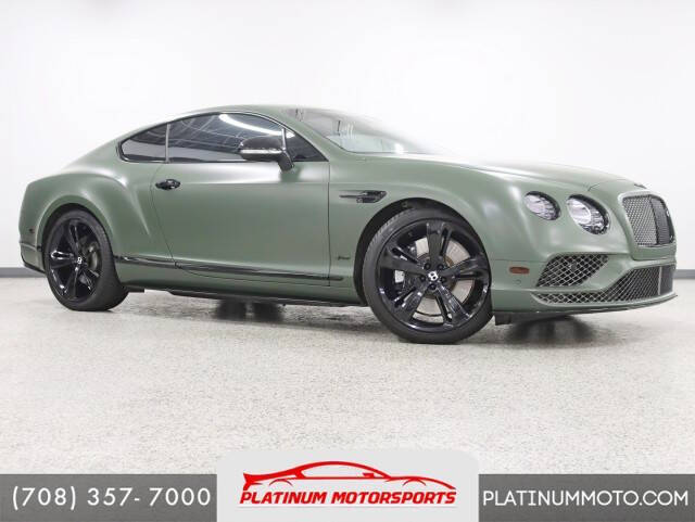 Black 2017 Bentley Continental GT Speed AWD GT Speed 2dr Coupe 1