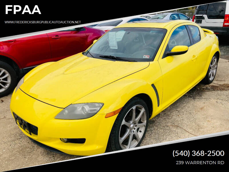 2004 Mazda RX-8 for sale at FPAA in Fredericksburg VA