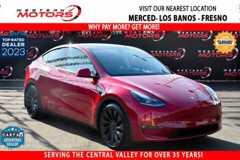 2021 Tesla Model Y for sale at Western Motors Los Banos in Los Banos CA