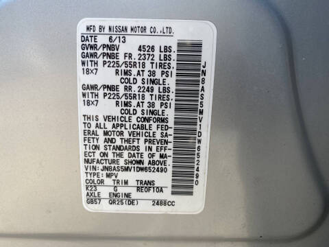 2013 Nissan Rogue SV