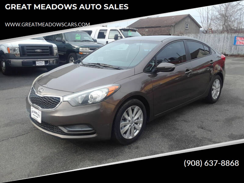 2014 Kia Forte for sale at GREAT MEADOWS AUTO SALES in Great Meadows NJ