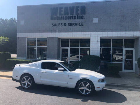 2011 Ford Mustang for sale at Weaver Motorsports Inc in Cary NC