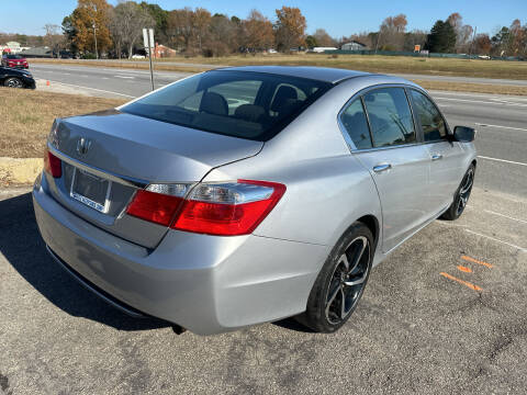 2013 Honda Accord for sale at Pinnacle Acceptance Corp. in Franklinton NC