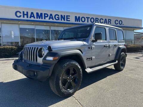 2021 Jeep Wrangler Unlimited for sale at Champagne Motor Car Company in Willimantic CT