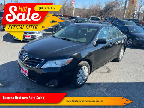 2011 Toyota Camry for sale at Fuentes Brothers Auto Sales in Jessup MD