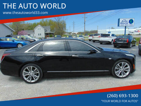 2018 Cadillac CT6 for sale at THE AUTO WORLD in Churubusco IN