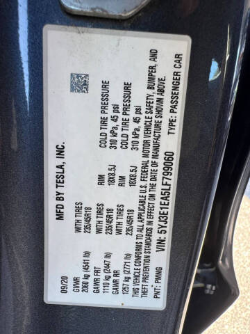 2020 Tesla Model 3