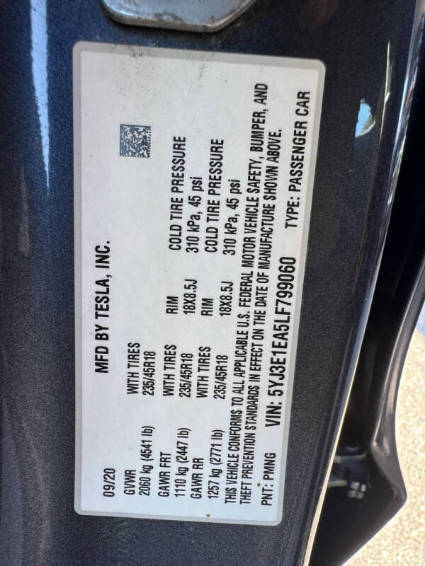 2020 Tesla Model 3