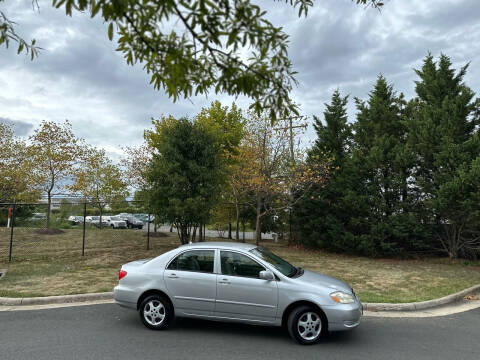 2006 Toyota Corolla for sale at Virginia Fine Cars in Chantilly VA