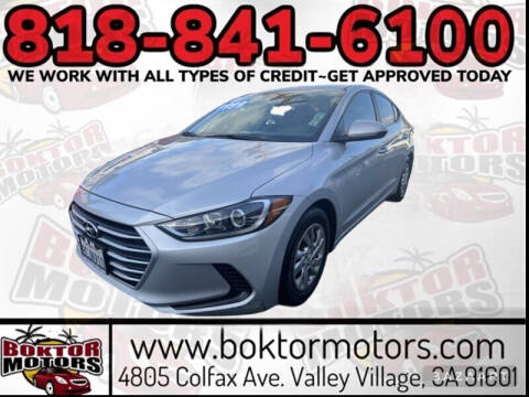 2017 Hyundai Elantra for sale at Boktor Motors in North Hollywood CA