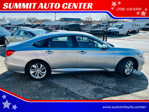 2020 Honda Accord for sale at SUMMIT AUTO CENTER in Summit IL