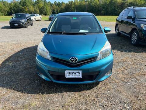 2012 Toyota Yaris for sale at DOW'S AUTO SALES in Palmyra ME