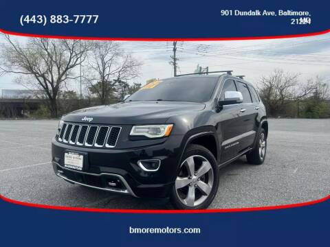 2016 Jeep Grand Cherokee for sale at Bmore Motors in Baltimore MD