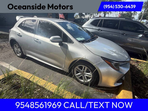 2019 Toyota Corolla Hatchback SE