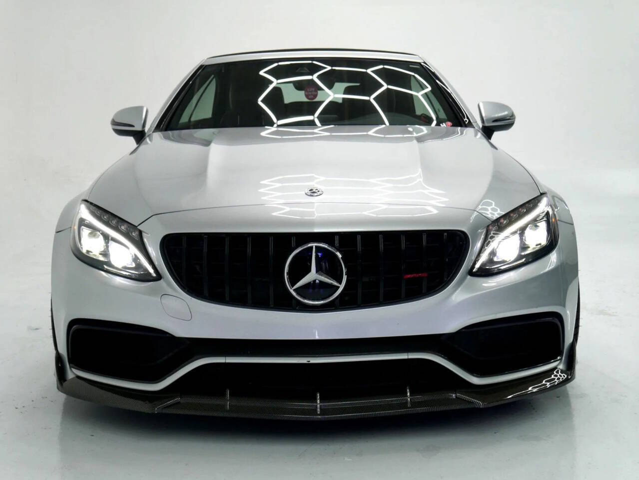 2018 Mercedes-Benz C-Class AMG C 63 2dr Cabriolet - Iridium Silver Metallic exterior view 4