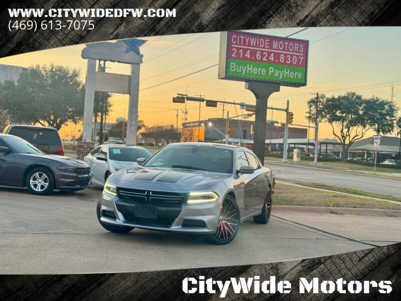 2016 Dodge Charger for sale at CityWide Motors in Garland TX