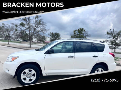 2008 Toyota RAV4 for sale at BRACKEN MOTORS in San Antonio TX