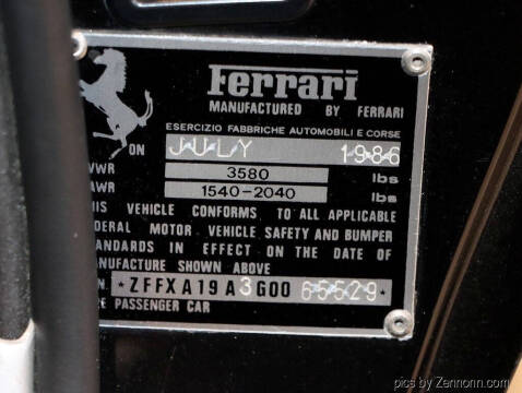 1986 Ferrari 328 GTB