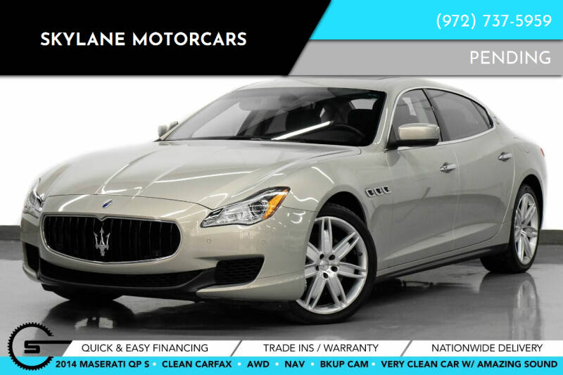 2014 Maserati Quattroporte for sale at Skylane Motorcars in Carrollton TX