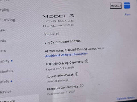 2023 Tesla Model 3 Long Range