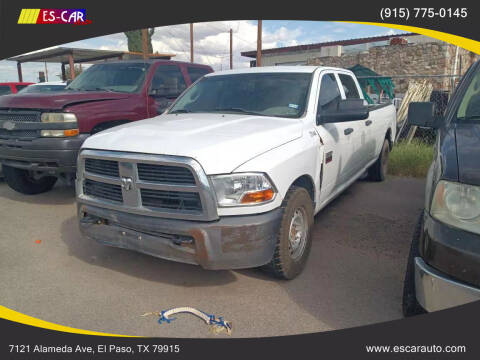 2011 RAM 2500 for sale at Escar Auto in El Paso TX