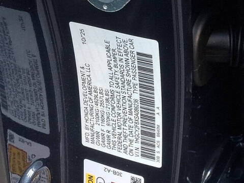 2025 Honda Accord Hybrid Touring