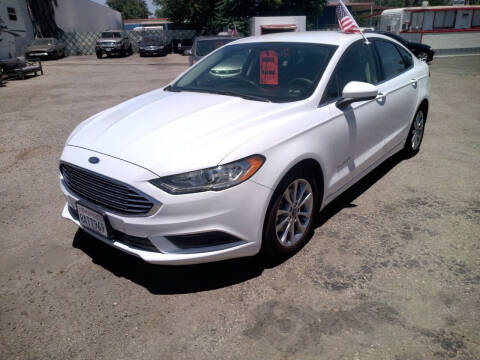 2017 Ford Fusion Hybrid for sale at Alpha 1 Automotive Group in Hemet CA