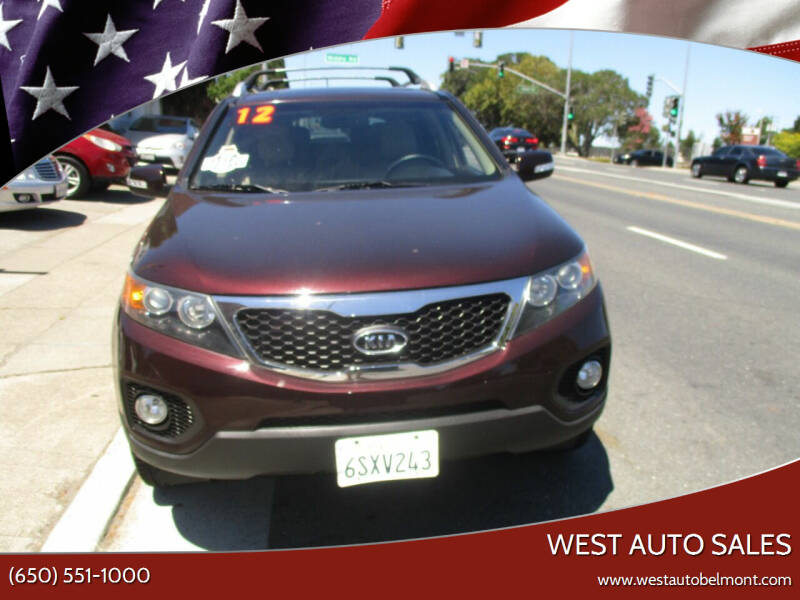 2012 Kia Sorento for sale at West Auto Sales in Belmont CA