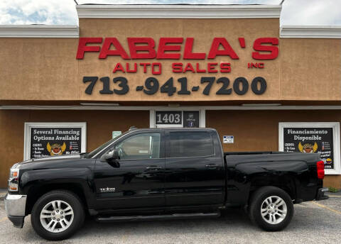 2017 Chevrolet Silverado 1500 for sale at Fabela's Auto Sales Inc. in South Houston TX