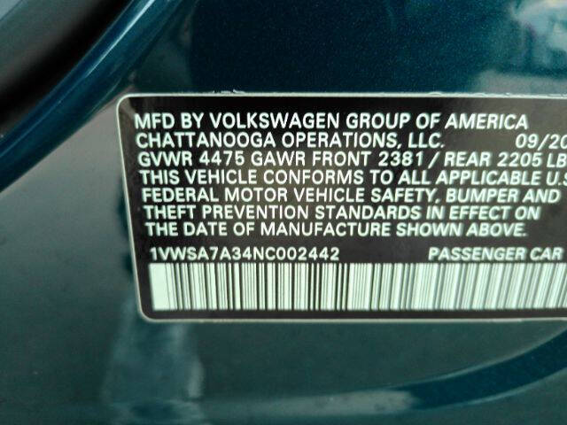 2022 Volkswagen Passat SE