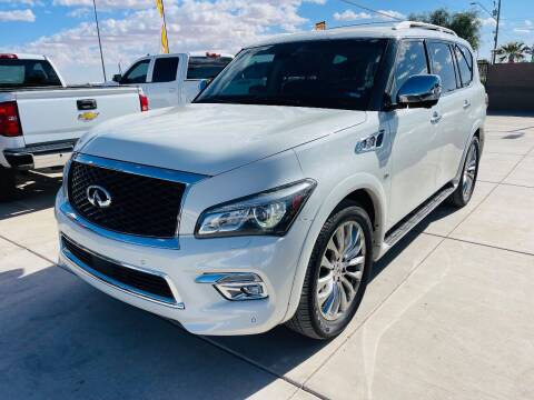 2015 Infiniti QX80 for sale at A AND A AUTO SALES in Gadsden AZ