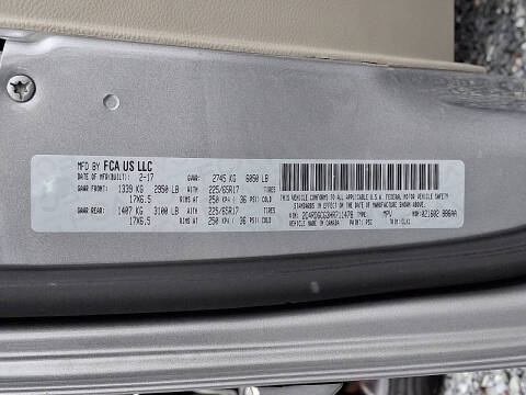 2017 Dodge Grand Caravan SXT