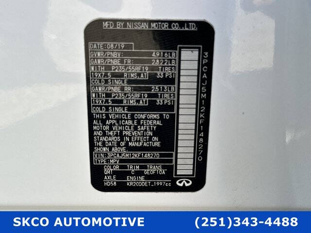 2019 Infiniti QX50 Luxe