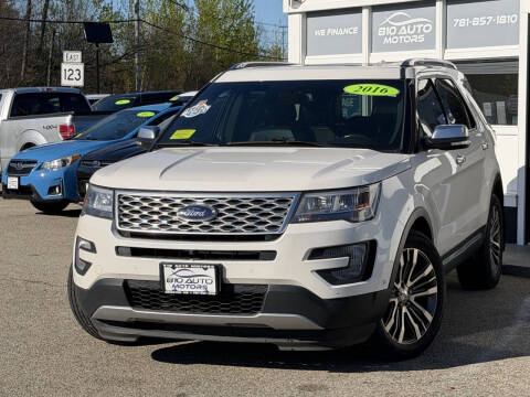 2016 Ford Explorer Platinum