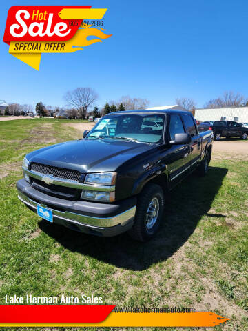 2003 Chevrolet Silverado 1500HD for sale at Lake Herman Auto Sales in Madison SD