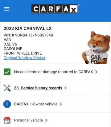 2022 Kia Carnival LX