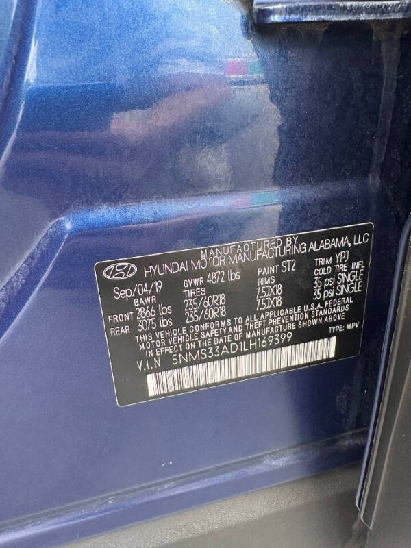 2020 Hyundai Santa Fe SEL