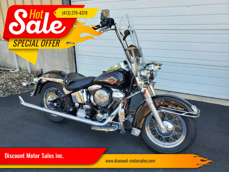 1998 Harley-Davidson HERITAGE SOFTAIL FLSTC for sale at Discount Motor Sales inc. in Ludlow MA