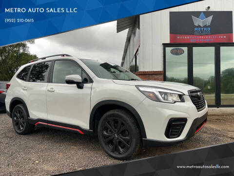 2020 Subaru Forester for sale at METRO AUTO SALES LLC in Lino Lakes MN